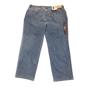 Seven7 Womens Loose Straight Leg Jeans High Rise Blue SX10341DE Size 22W NEW